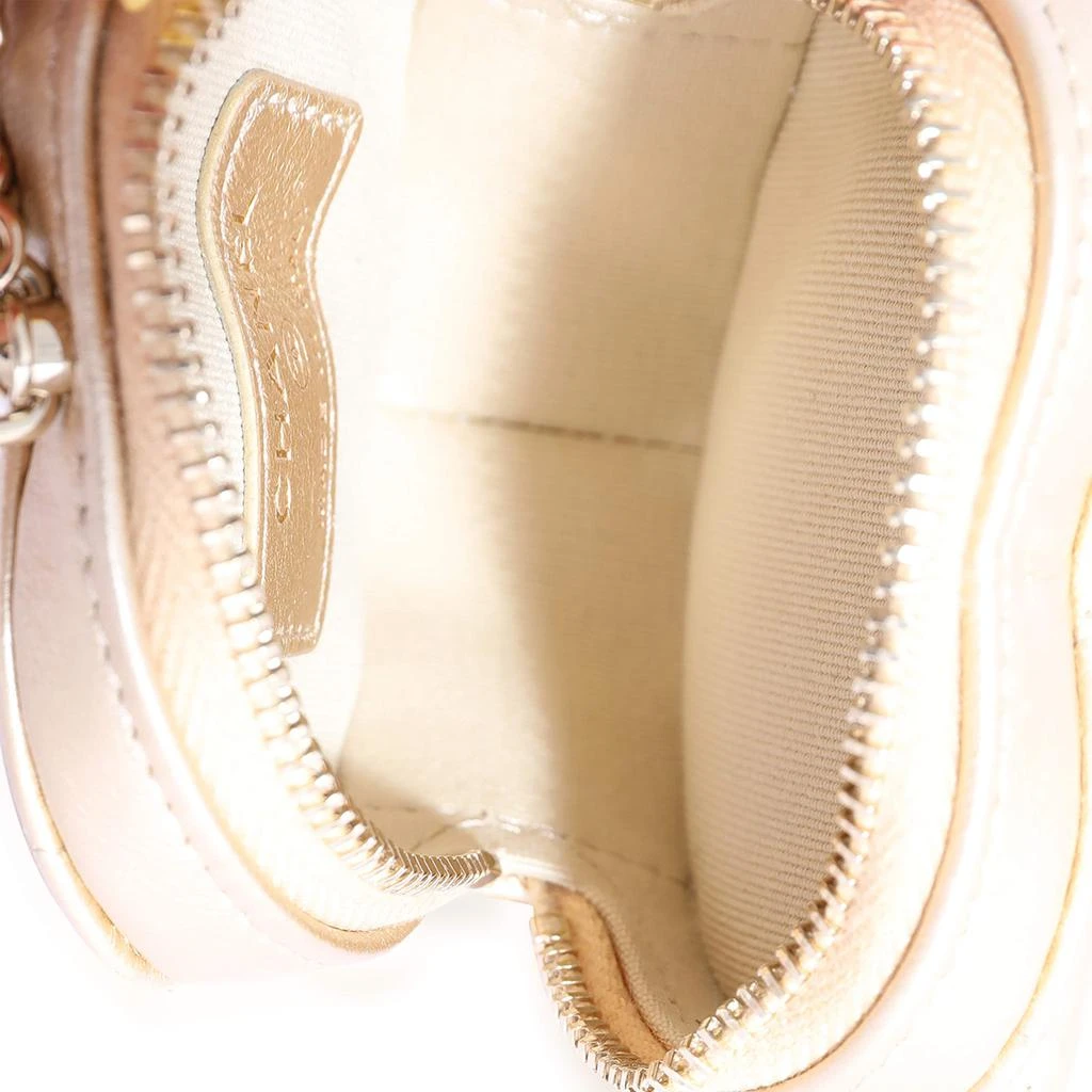 商品[二手商品] Chanel|Chanel Gold Quilted Lambskin Leather Heart Shoulder Bag ,价格¥33995,第5张图片详细描述