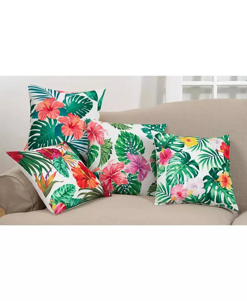 商品Saro Lifestyle|Island Palms Statement Decorative Pillow, 18" x 18",价格¥210,第3张图片详细描述