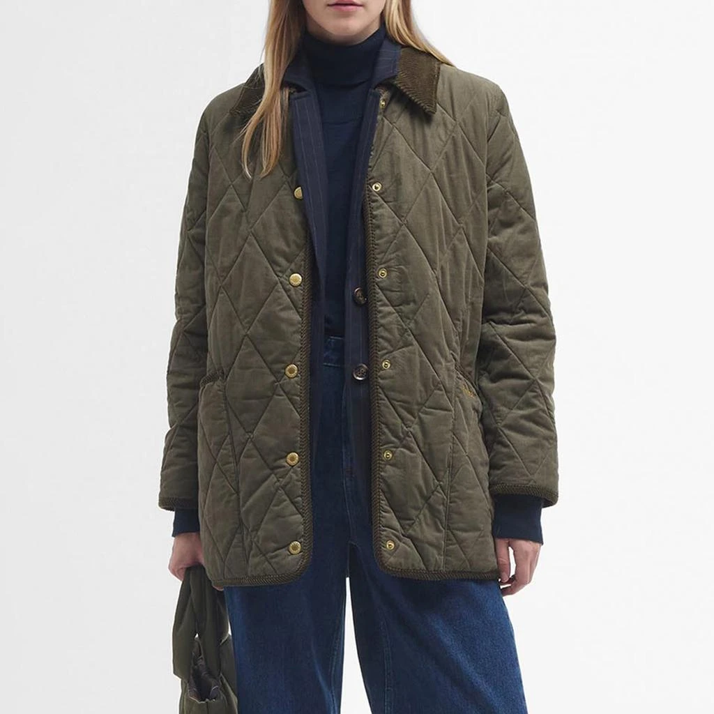 商品Barbour|Barbour Cornelia Quilted Cotton-Corduroy Jacket,价格¥1624,第1张图片