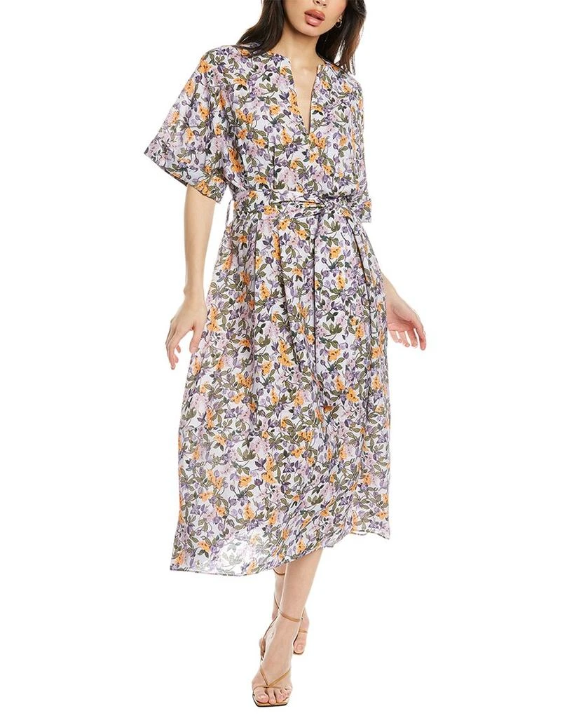 商品Vince|Vince Floral Midi Dress,价格¥1260,第2张图片详细描述