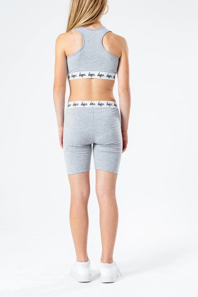 商品HYPE GIRLS|HYPE GREY MARL SCRIPT GIRLS CYCLING SHORTS,价格¥57,第2张图片详细描述