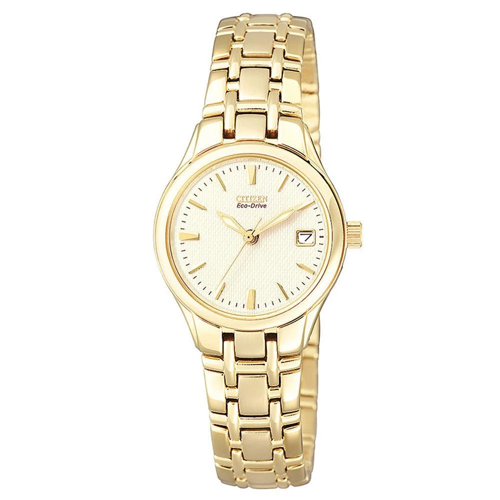 商品Citizen|Citizen Ladies Eco-Drive Ivory Dial Bracelet Watch,价格¥1689,第1张图片