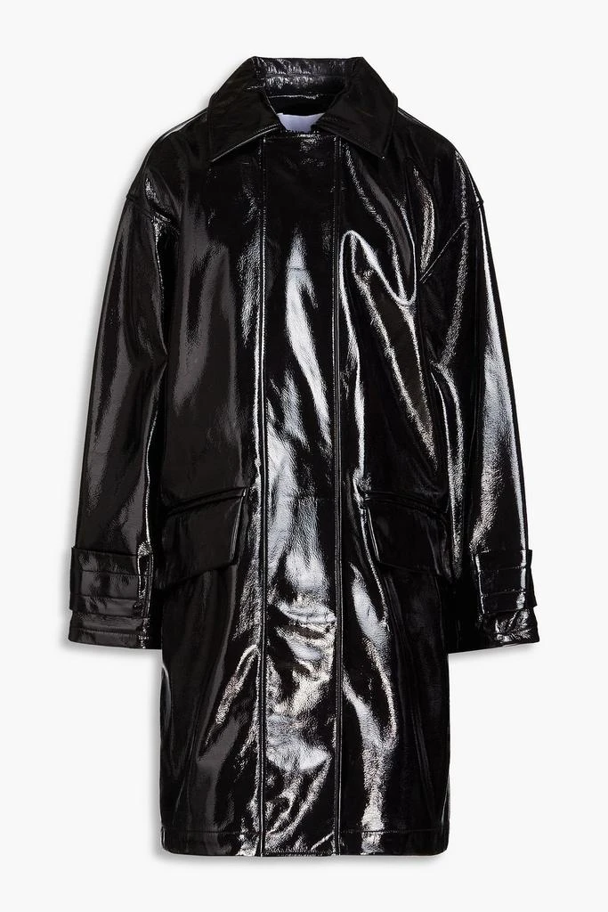 商品STAND STUDIO|Conni faux patent-leather coat,价格¥1375,第1张图片