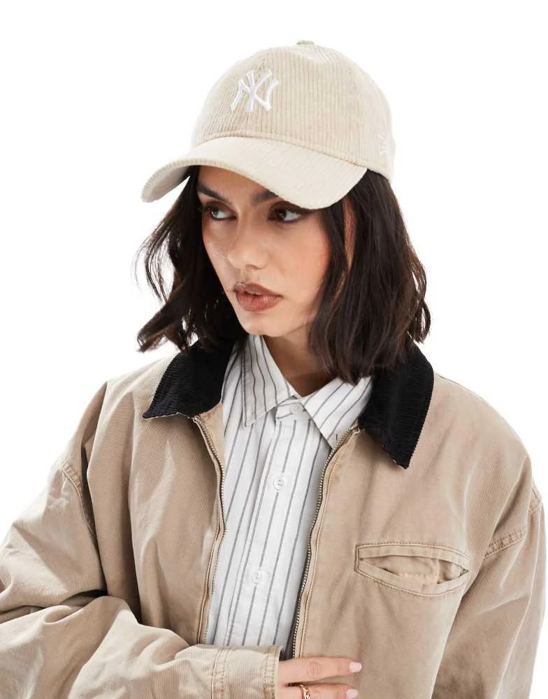 商品New Era|New Era NY Yankees 9twenty unstructured cord cap in cream,价格¥280,第1张图片
