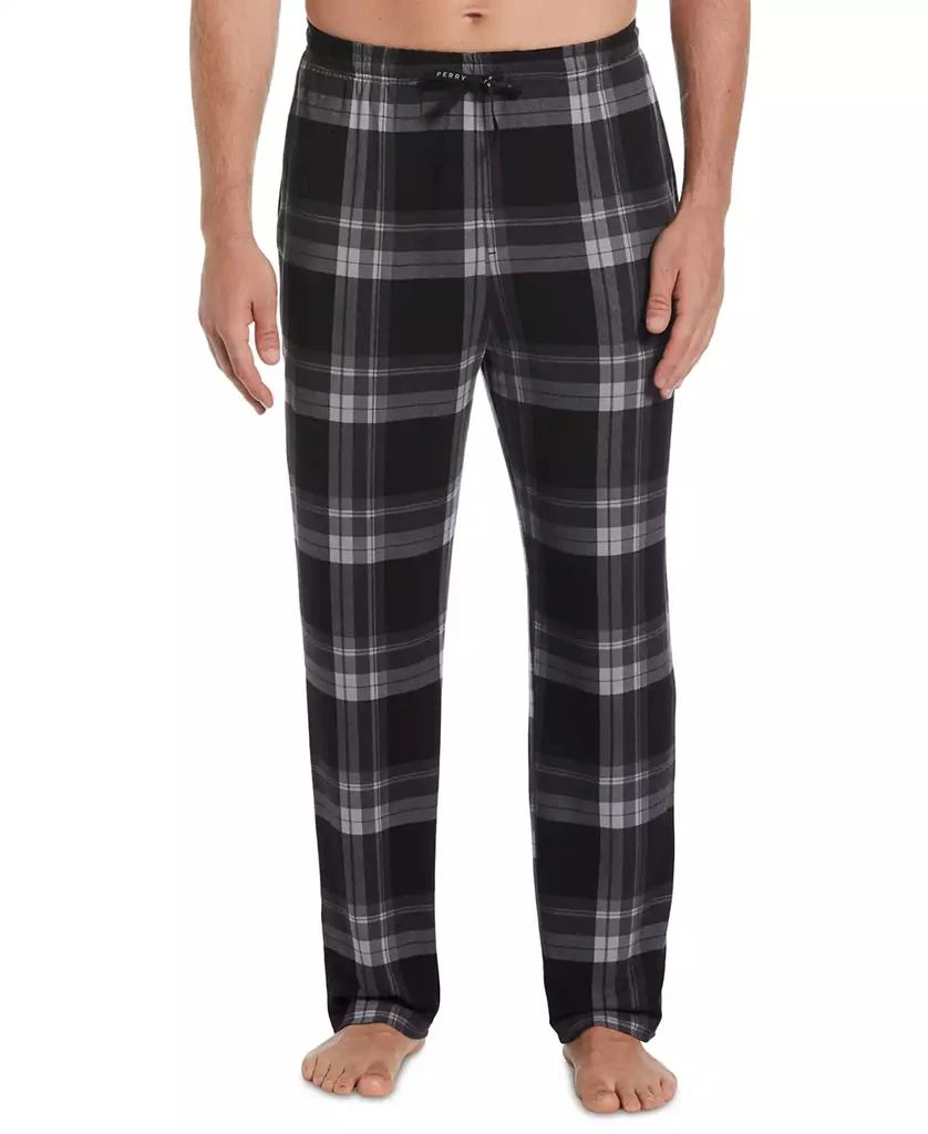 商品Perry Ellis|Men's Deluxe Touch Knit Plaid Pajama Pant,价格¥75,第1张图片