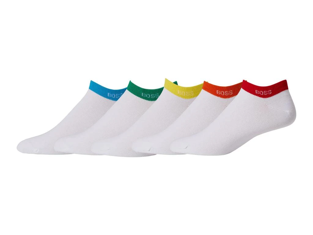 商品Hugo Boss|5-Pack Solid Cotton Stretch Socks,价格¥256,第1张图片