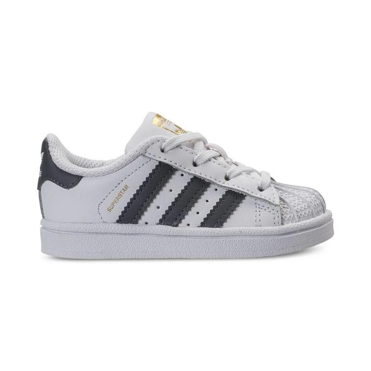 商品Adidas|男幼童Toddler Boys' Superstar Casual Sneakers from Finish Line,价格¥225,第3张图片详细描述