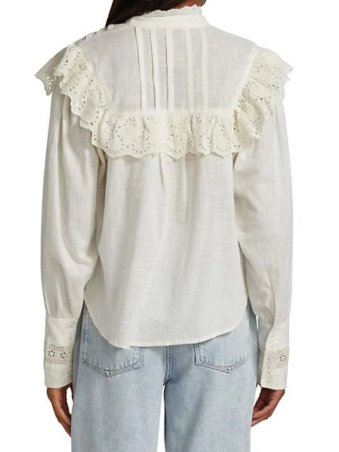 商品Free People|Hit The Road Button-Front Blouse,价格¥481,第5张图片详细描述