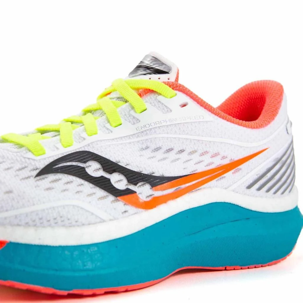 商品Saucony|Women's Endorphin Speed Running Shoes - Medium Width In White Mutant,价格¥1003,第2张图片详细描述