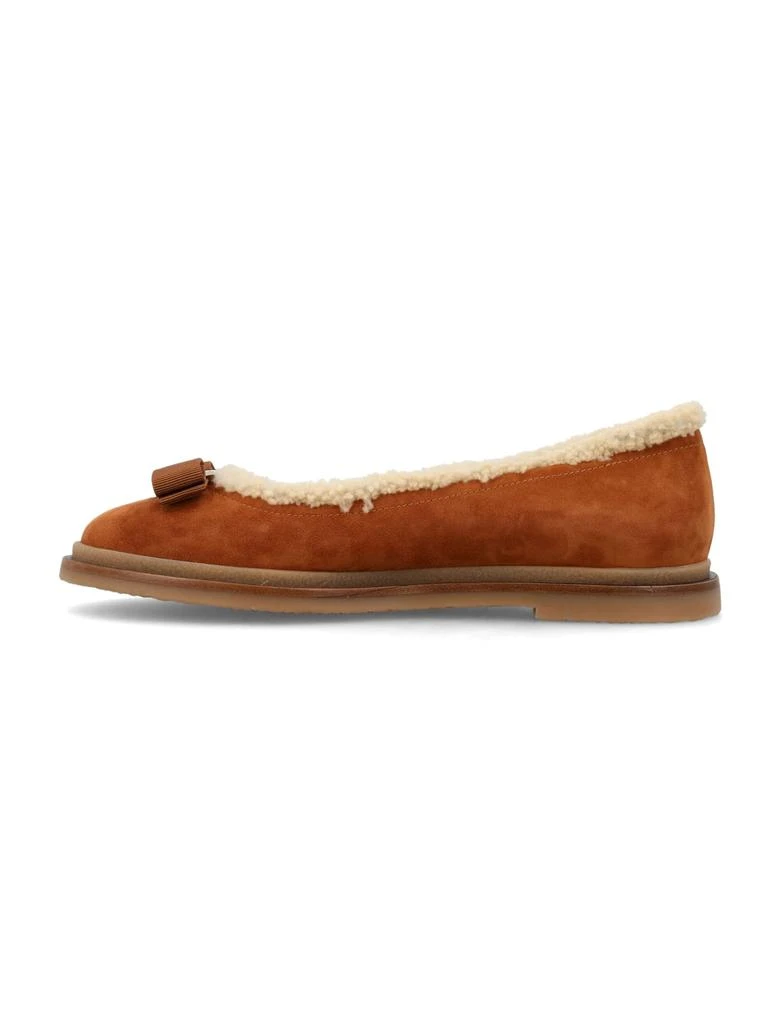 商品Salvatore Ferragamo|Ferragamo Varina Winter Ballet Flat,价格¥3506,第3张图片详细描述