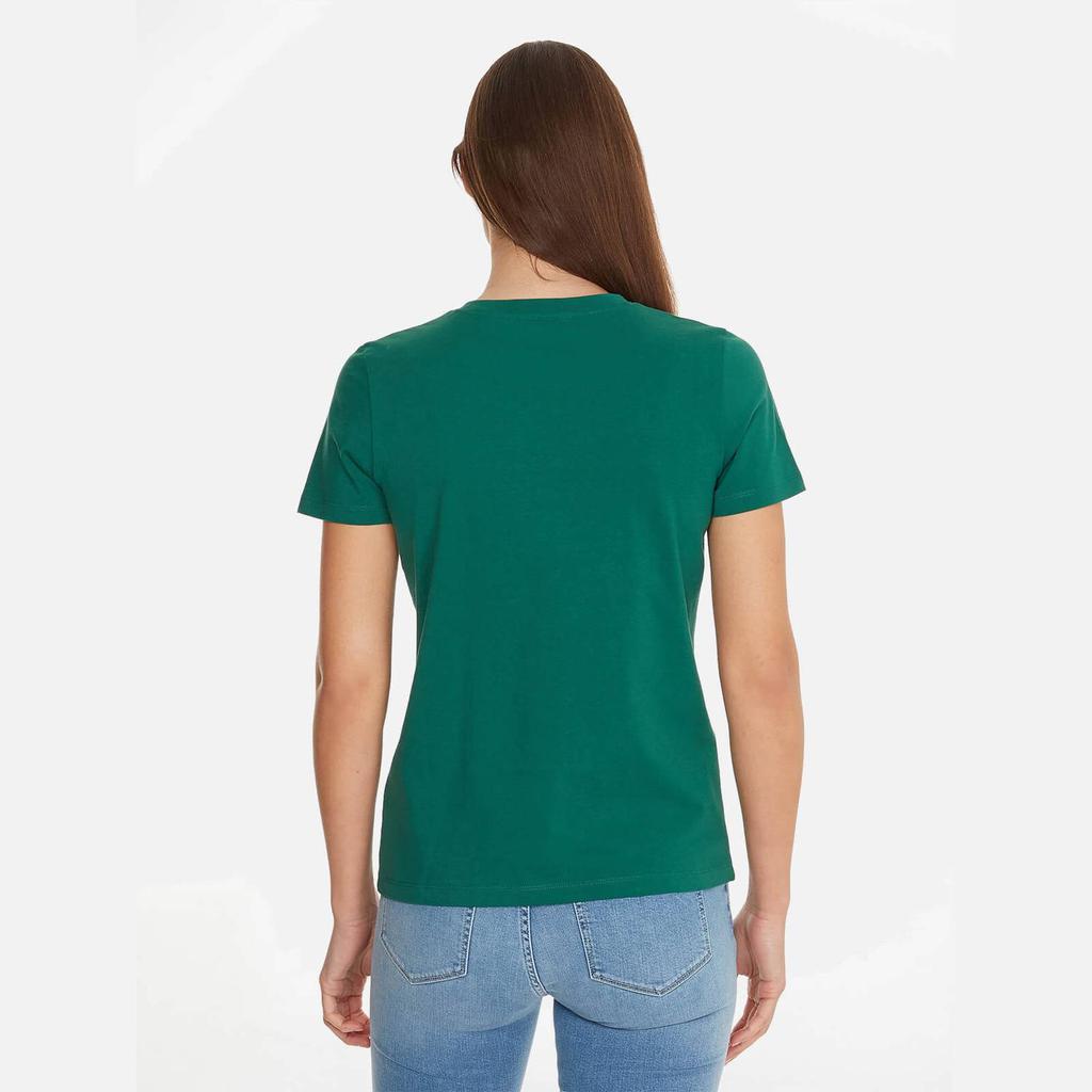 Tommy Hilfiger Women's Regular Hilfiger Tee - Tropical Emerald商品第2张图片规格展示