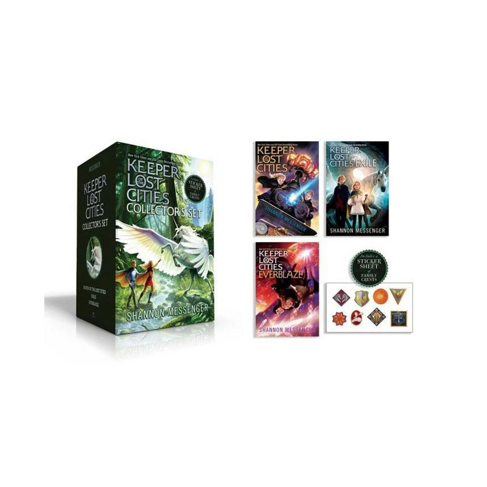 商品Barnes & Noble|Keeper of the Lost Cities Collector's Set (Includes a sticker sheet of family crests): Keeper of the Lost Cities, Exile, Everblaze by Shannon Messenger,价格¥209,第4张图片详细描述