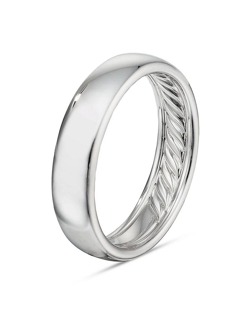 Men's 18K White Gold Classic Band 商品