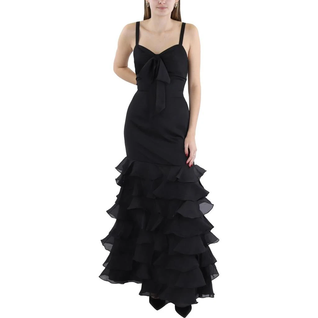 商品Ralph Lauren|Lauren Ralph Lauren Womens Full Length Ruffled Evening Dress,价格¥388,第1张图片