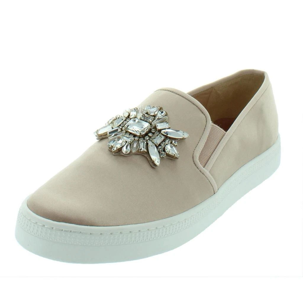 商品Badgley Mischka|Badgley Mischka Womens Barre Satin Round Toe Slip-On Shoes,价格¥329,第1张图片