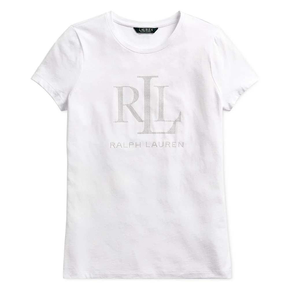 商品Ralph Lauren|Studded Jersey T-Shirt,价格¥176,第5张图片详细描述