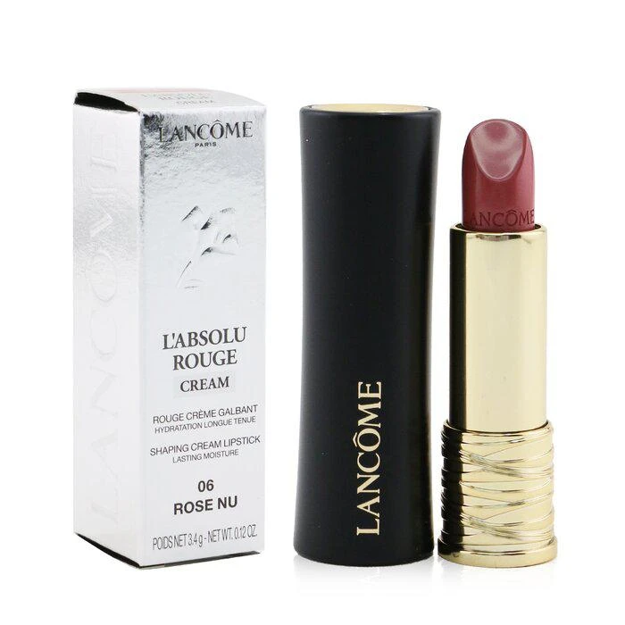 商品Lancôme|Lancome 「小蛮腰」唇膏 菁纯柔润丝缎唇膏  - # 06 Rose Nu -06 Rose Nu(3.4g/0.12oz),价格¥355,第2张图片详细描述