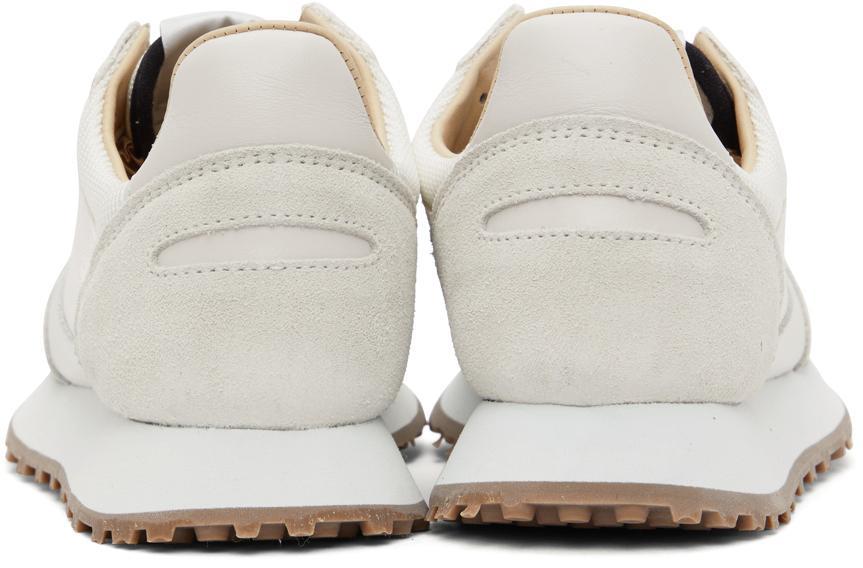 商品Spalwart|Grey & Off-White Tempo Low Mesh Nappa Sneakers,价格¥3061,第6张图片详细描述