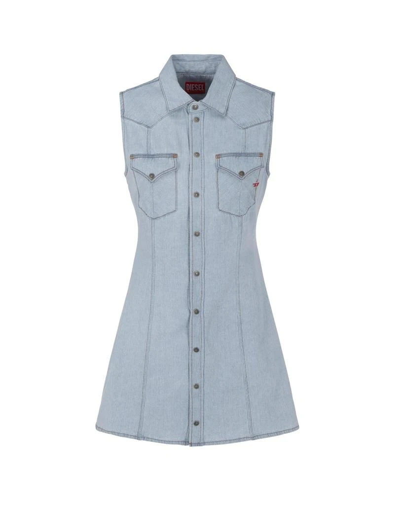 商品Diesel|Diesel De-Glo Sleeveless Denim Mini Dress,价格¥549,第1张图片