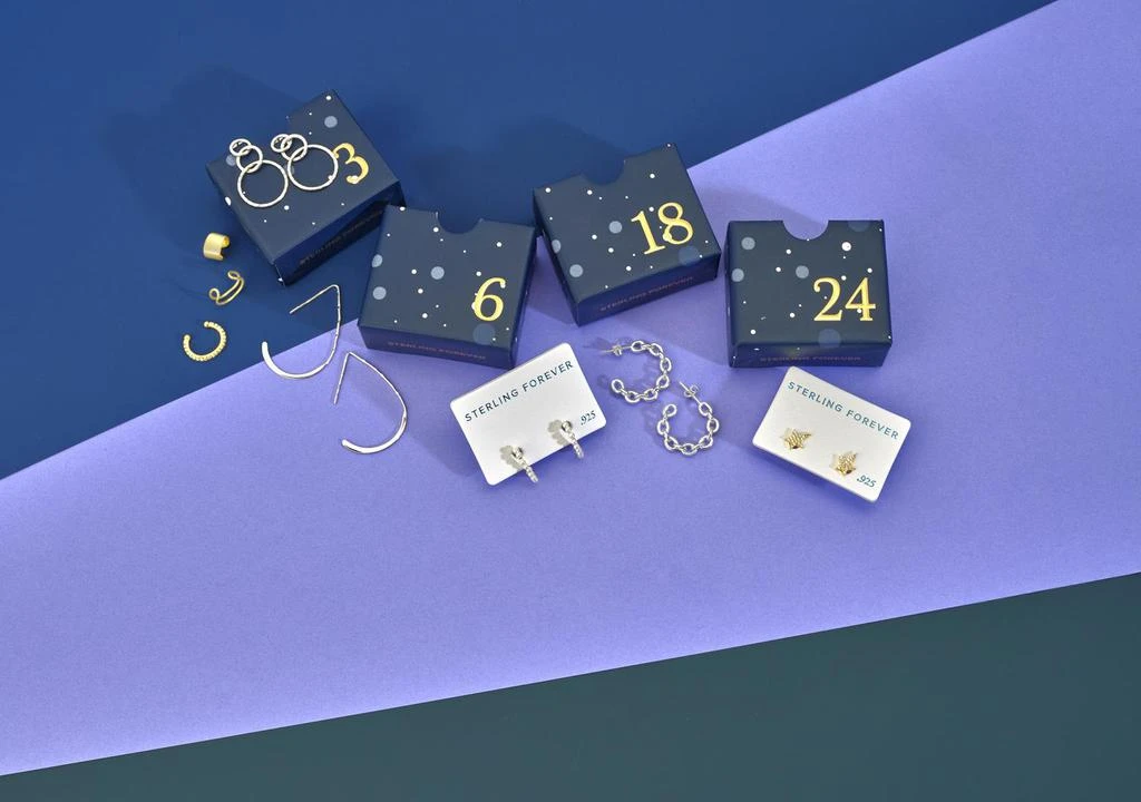 商品Sterling Forever|24 Days of Jewelry Advent Calendar,价格¥3740,第4张图片详细描述