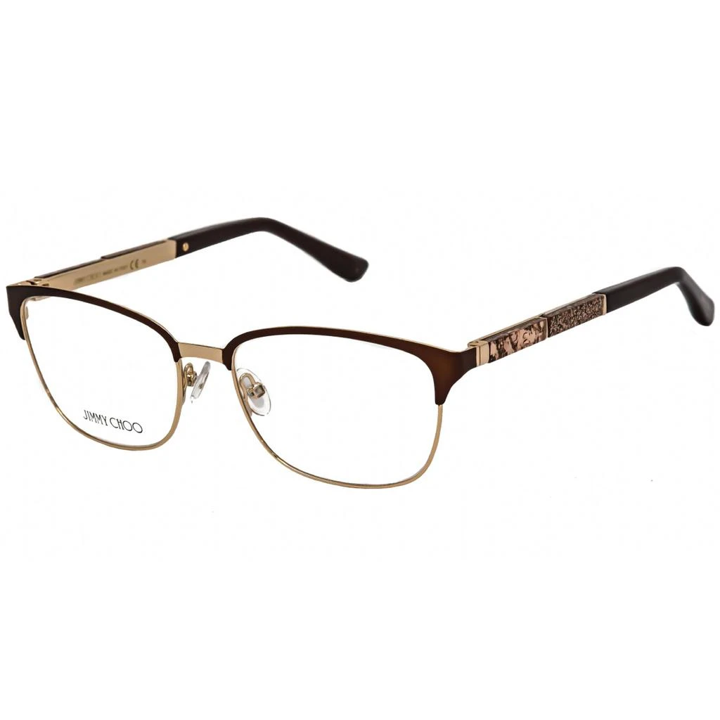 商品Jimmy Choo|Jimmy Choo Women's Eyeglasses - Clear Demo Lens Matte Brown Frame | JC 192 04IN 00,价格¥424,第1张图片