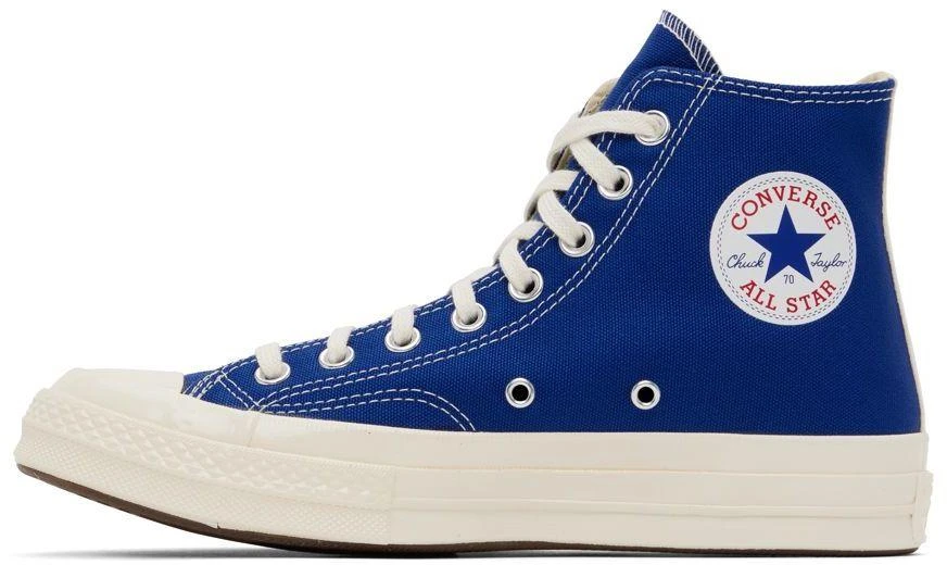 商品Comme des Garcons|Blue Converse Edition Half Heart Chuck 70 Sneakers,价格¥1196,第3张图片详细描述
