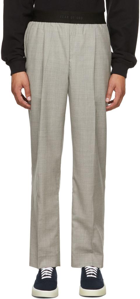 Grey Everyday Trousers商品第1张图片规格展示