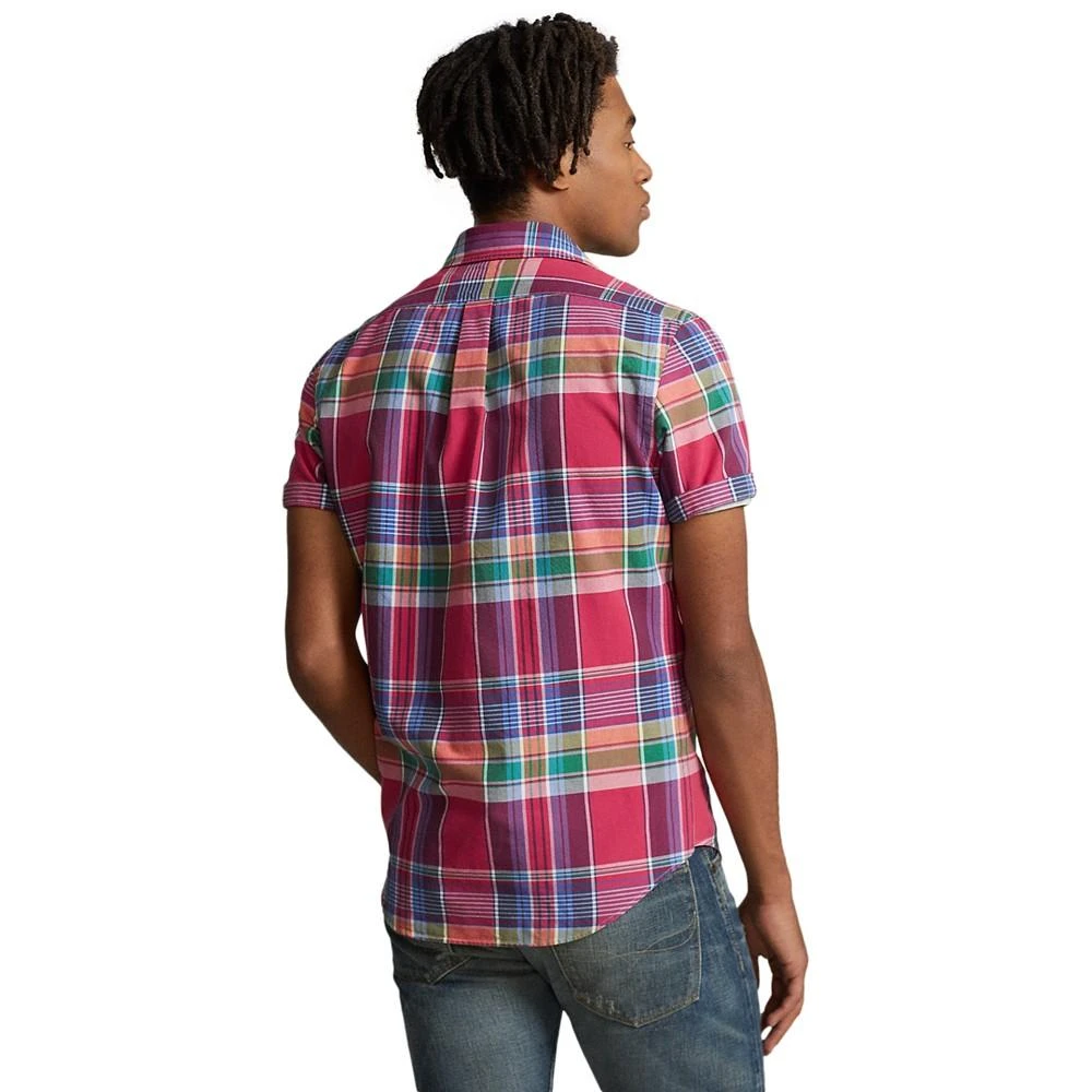 商品Ralph Lauren|Men's Classic-Fit Plaid Oxford Shirt,价格¥618,第2张图片详细描述