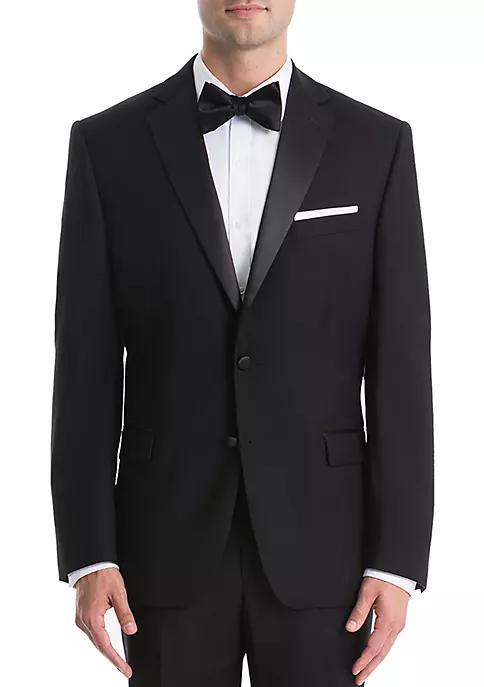 商品Ralph Lauren|Plain Black Wool Tuxedo Jacket,价格¥1986,第1张图片