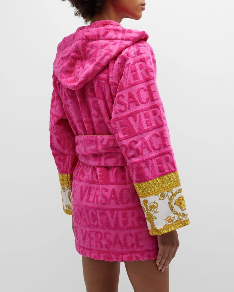 I Heart Baroque Hooded Short Bathrobe 商品