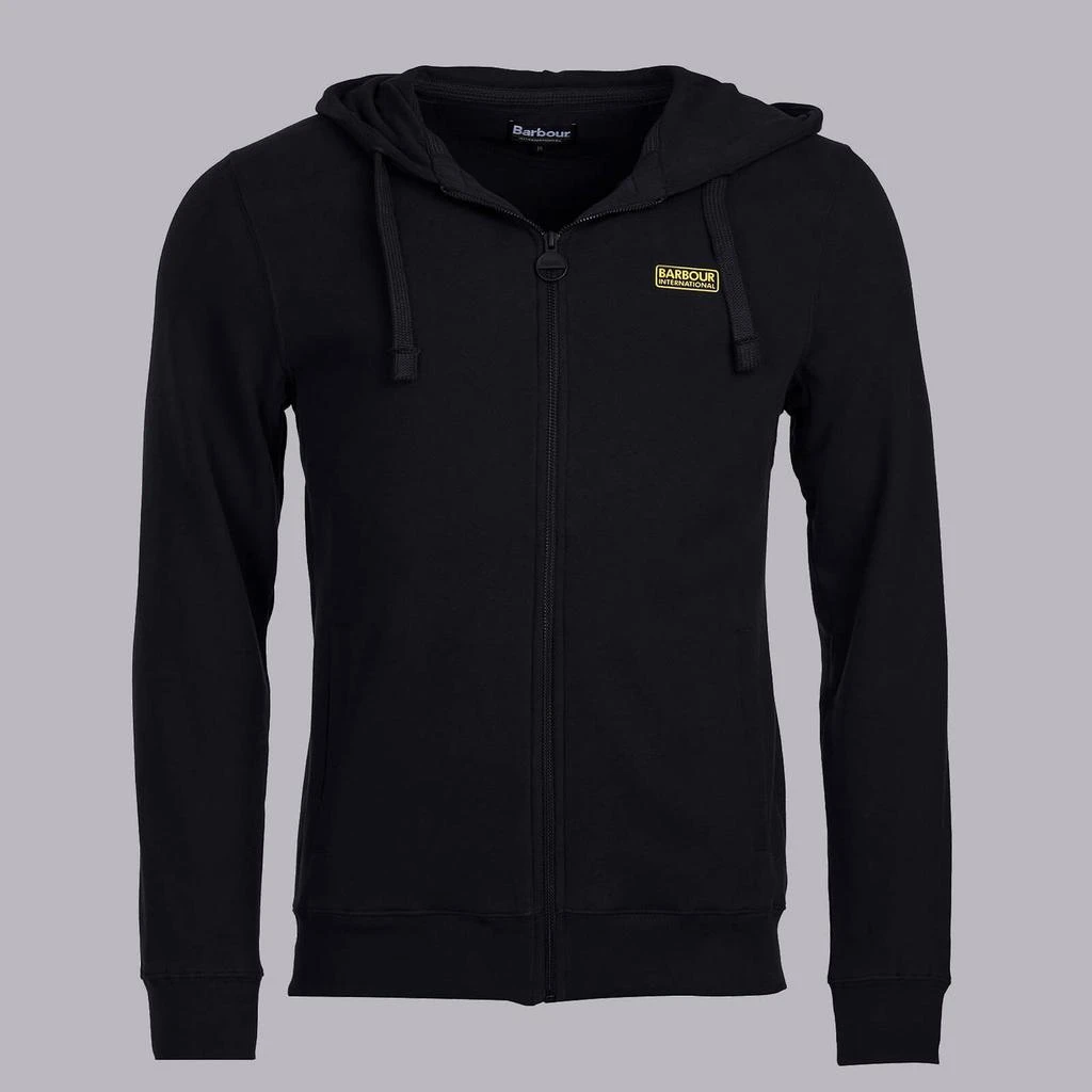 商品Barbour|Barbour International Men's Essential Zip Hoodie - Black,价格¥487,第3张图片详细描述