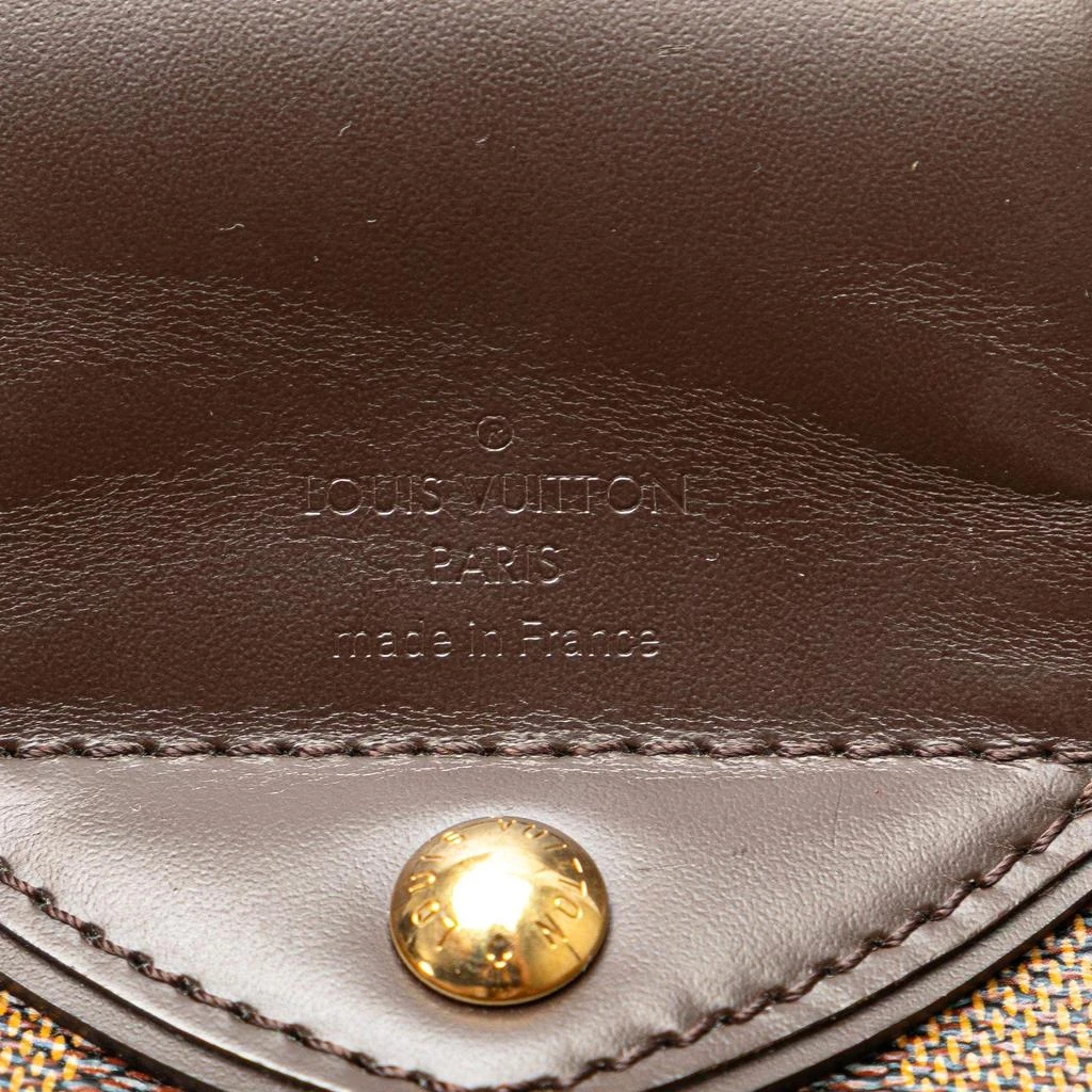 商品[二手商品] Louis Vuitton|Louis Vuitton Brown Damier Ebene Canvas Sistina MM Shoulder Bag,价格¥11909,第5张图片详细描述