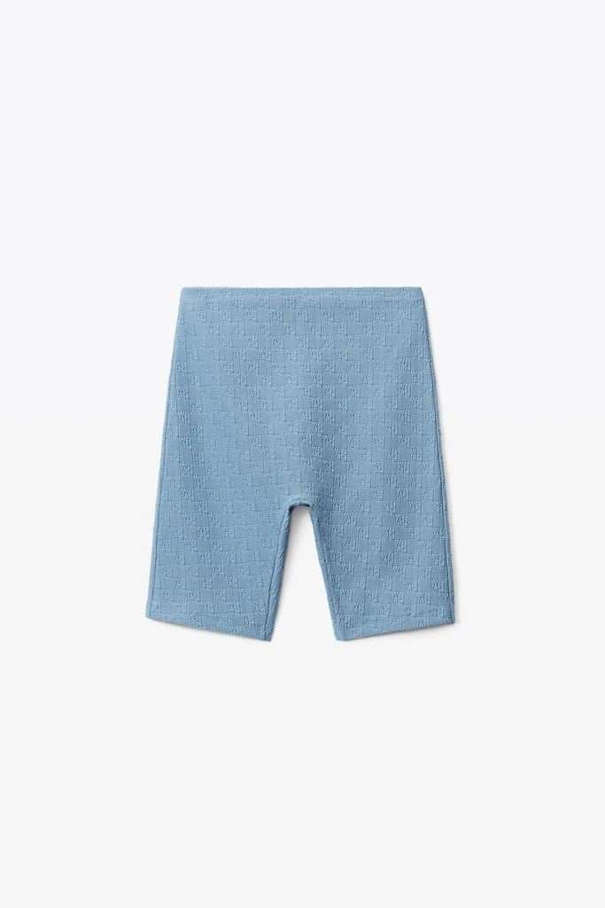 商品Alexander Wang|BIKE SHORT IN TEXTURED LOGO JERSEY,价格¥931,第3张图片详细描述