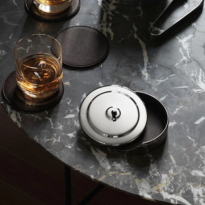商品Georg Jensen|Manhattan Collection 6-Piece Coaster Set,价格¥811,第2张图片详细描述