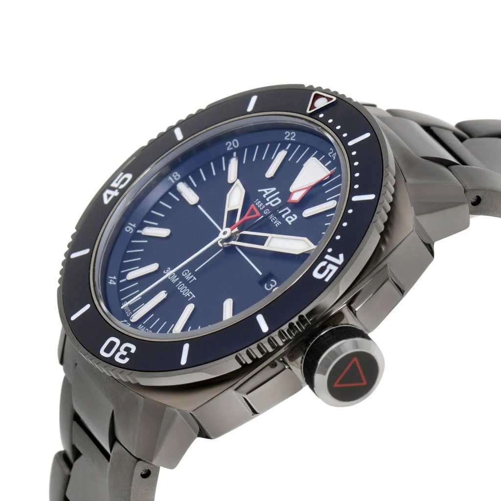 商品Alpina|Alpina Seastrong Diver Titanium Quartz Men's Watch AL-247LNN4TV6B,价格¥3786,第3张图片详细描述