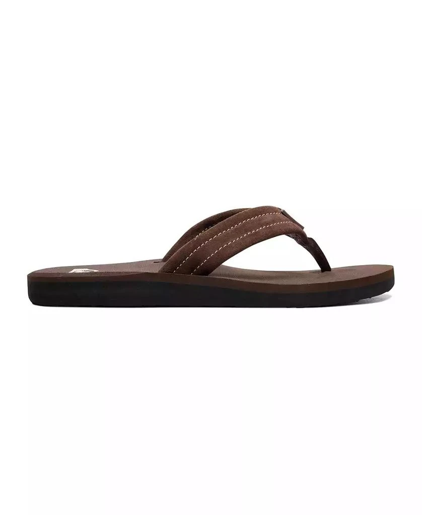 商品Quiksilver|Men's Carver Suede Flip Flops,价格¥186,第3张图片详细描述