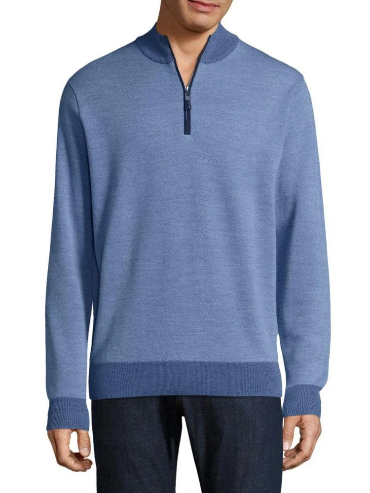 商品Peter Millar|Birdseye Merino Wool Pullover,价格¥965,第1张图片