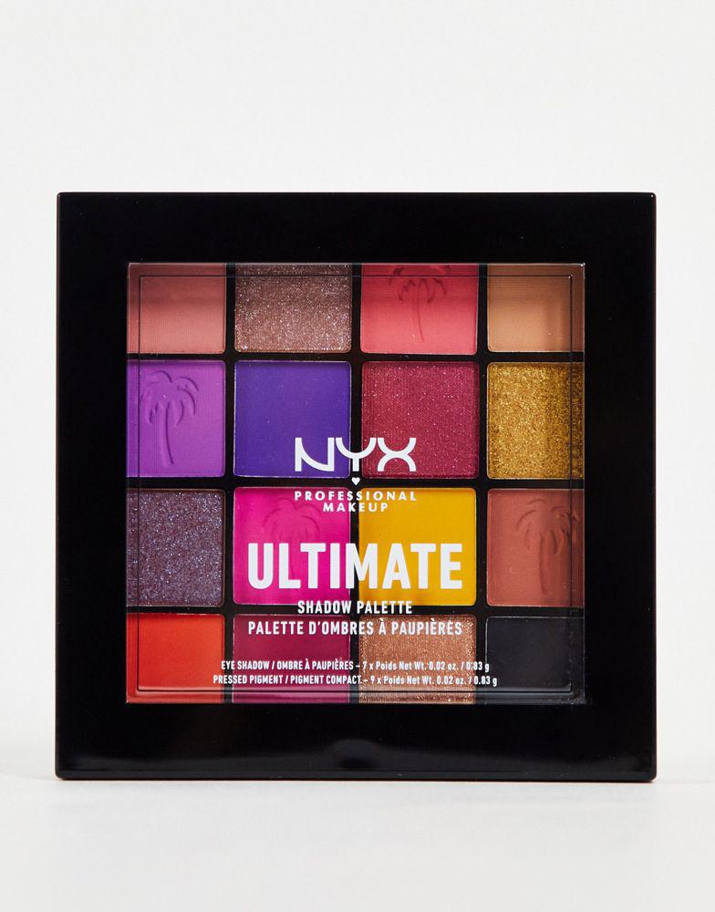 NYX Professional Makeup Ultimate 16 Shade Festival Eyeshadow Palette商品第1张图片规格展示