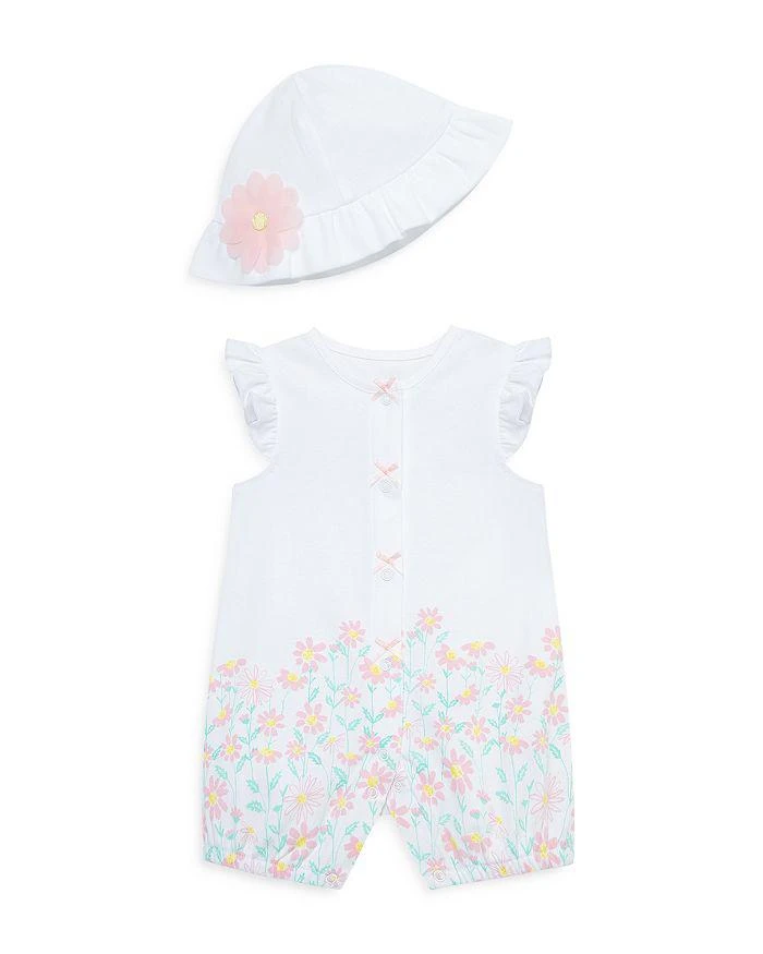 商品Little Me|Baby Girls' Cotton Meadow Hat & Romper Set,价格¥250,第1张图片详细描述