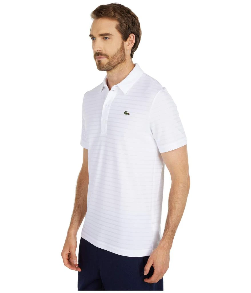 商品Lacoste|Short Sleeve Jacquard Polo,价格¥412,第2张图片详细描述