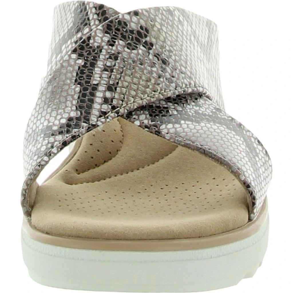 商品Clarks|Clarks Womens Jillian Gem Comfort Open Toe Wedge Sandals,价格¥315,第3张图片详细描述