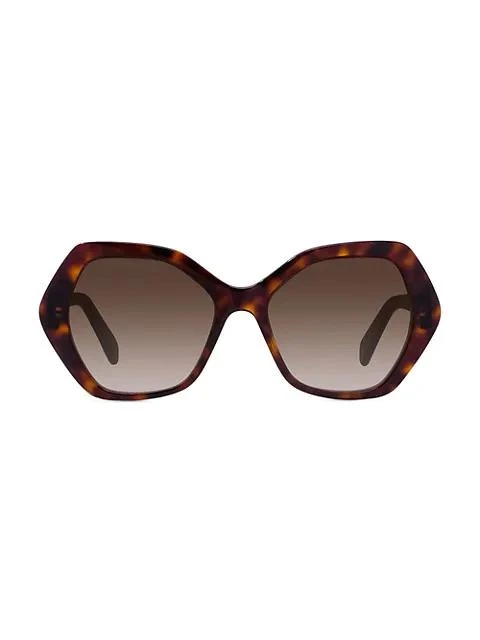 商品Celine|56MM Plastic Hexagonal Sunglasses,价格¥3121,第1张图片