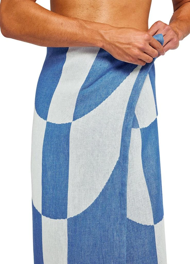 商品FRESCOBOL CARIOCA|Checkered Cabana Jacquard Beach Towel,价格¥1729,第4张图片详细描述