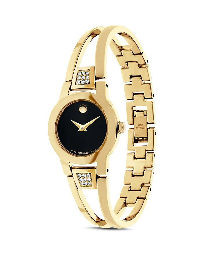商品Movado|Amorosa 钻石装饰腕表, 24mm,价格¥5308,第2张图片详细描述