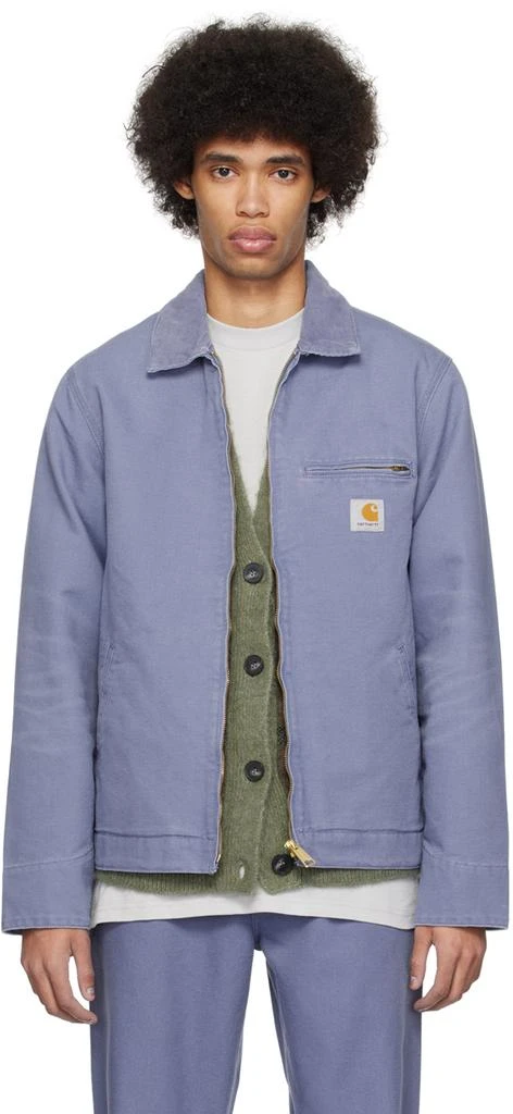 商品Carhartt WIP|Blue Detroit Jacket,价格¥1623,第1张图片