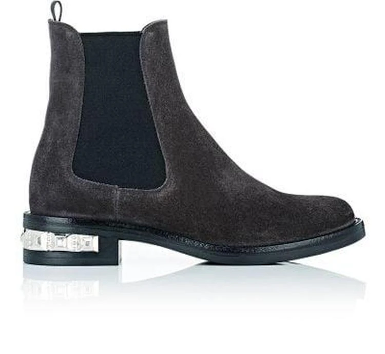 商品Miu Miu|Pyramid-Studded Chelsea Boots,价格¥3266,第1张图片