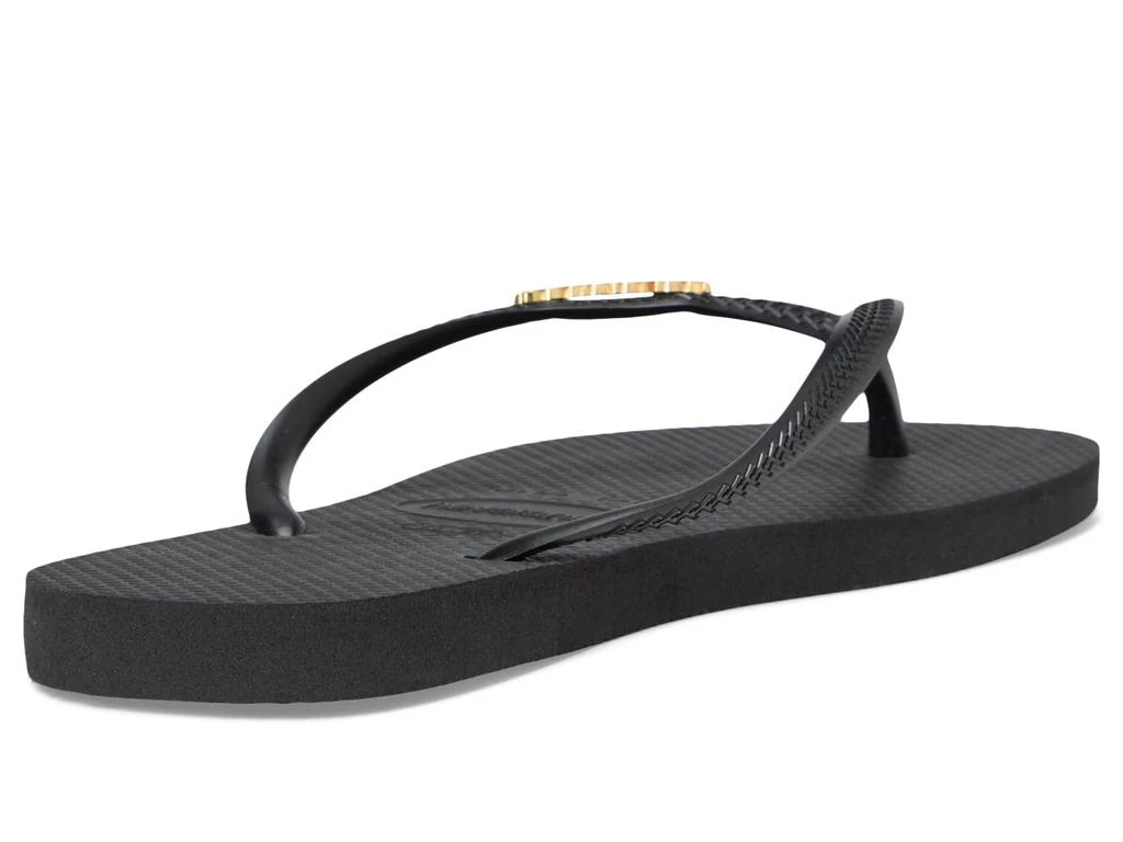 商品Havaianas|Slim Logo Metallic Flip Flops,价格¥256,第5张图片详细描述