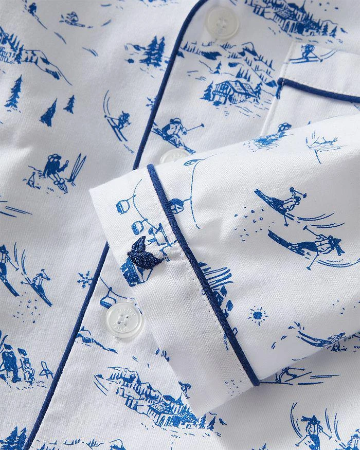 商品Petite Plume|Unisex Chalet Toile Twill Pajama Set - Baby, Little Kid, Big Kid,价格¥440,第3张图片详细描述