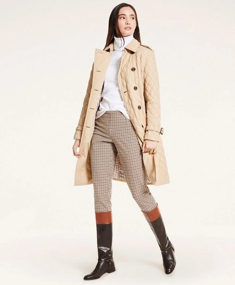商品Brooks Brothers|Quilted Taffeta Trench Coat,价格¥1954,第1张图片