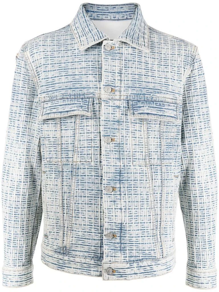 商品Givenchy|Givenchy Men's Blue Cotton Jacket,价格¥12898,第1张图片